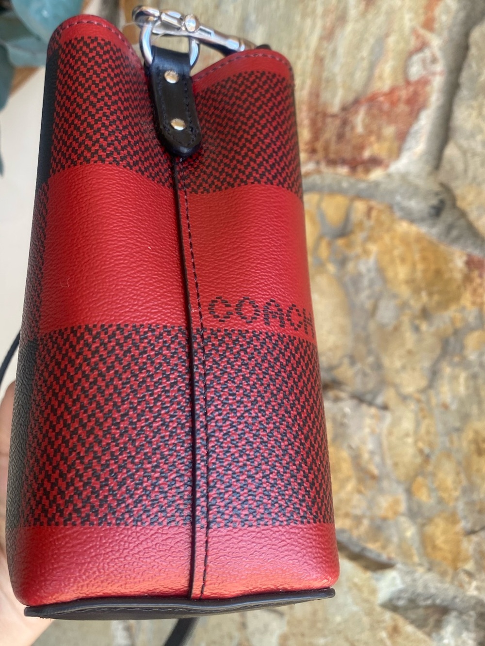 COACH Town Plaid Bucket bag - NWOT - Picture 5 of 13